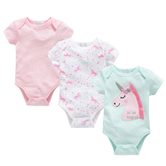 Three-piece baby clothes